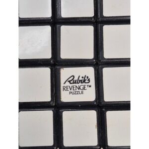 Vintage 1982 Rubiks Revenge 4x4 Puzzle Cube with 1981 Mastering the Cube‎ Book